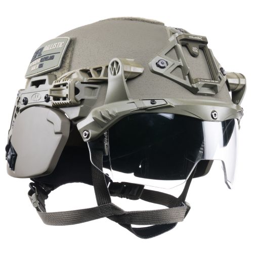 EXFIL Ballistic Ear Covers and EXFIL Ballistic Visor Ranger Green #5